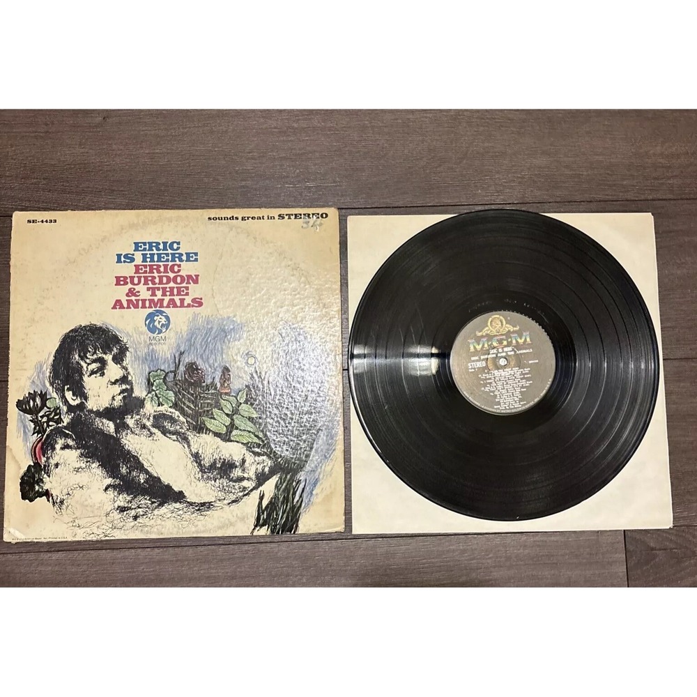 Eric Burdon and the Animals - Eric Is Here LP 1967 MGM E-4433 Excellent Stereo